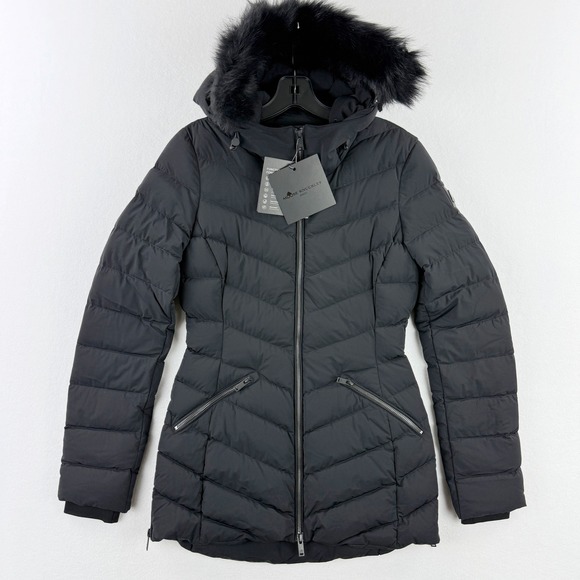 NWT $845 Moose Knuckles Roselawn 5 Down Jacket XS Women's Black 800 Fill - Picture 1 of 13
